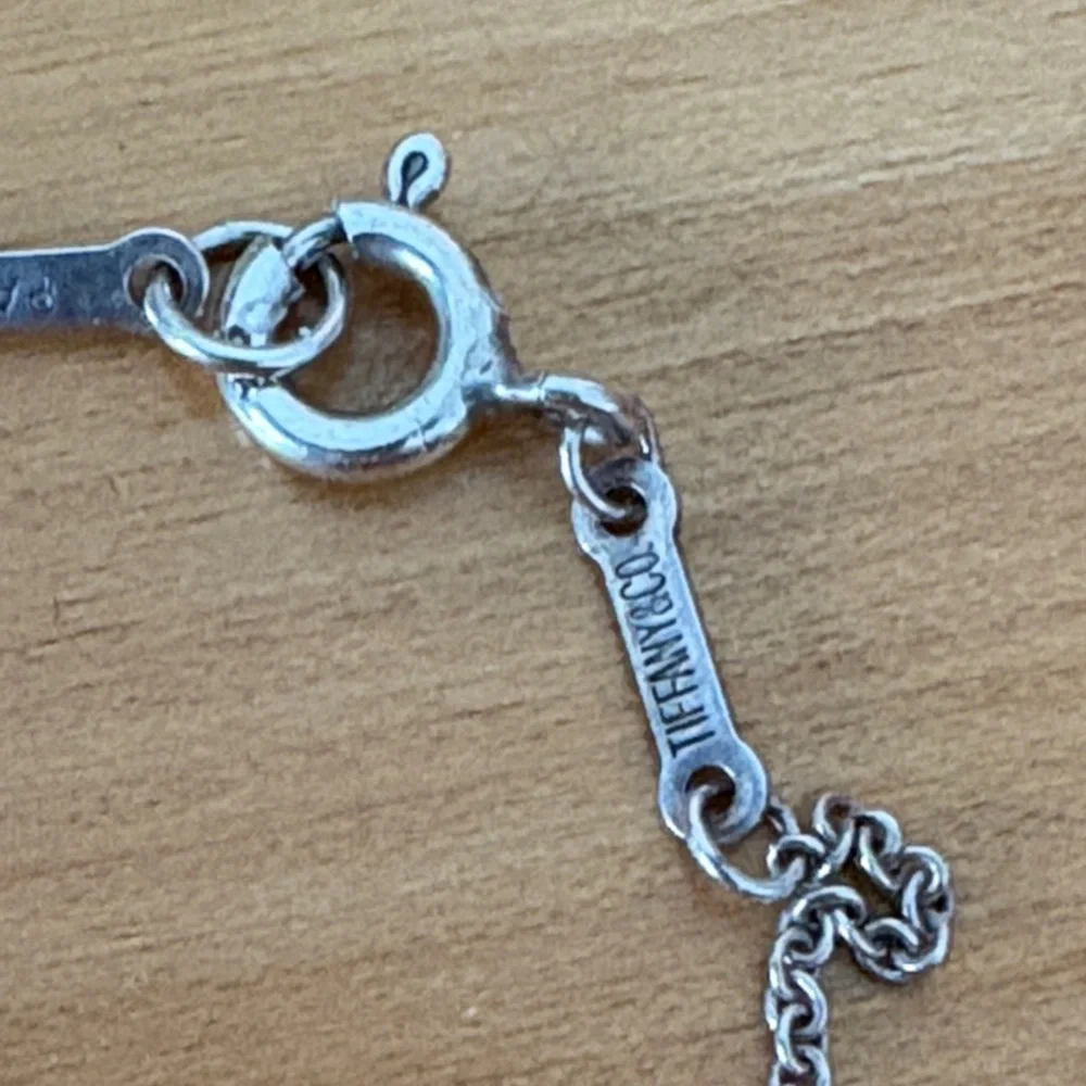 Tiffany & Co. Else Peretti Apple 15mm Necklace Pendant Sterling Silver 16" - Picture 10 of 14